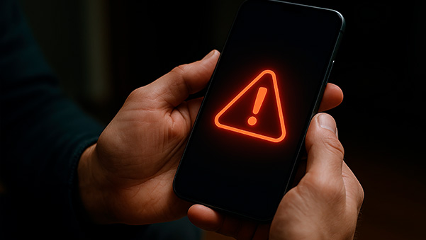 Sistema de alertas ES-Alert en móviles durante emergencia