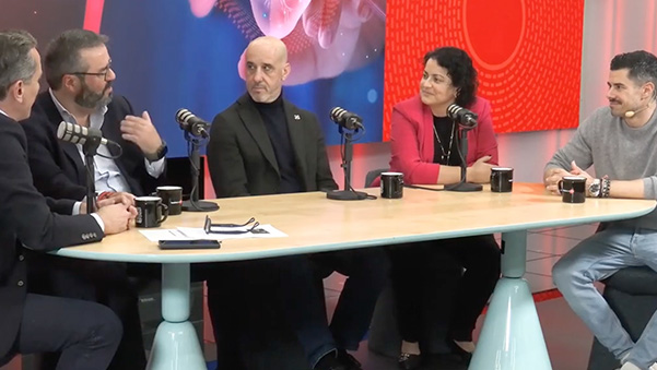 Participantes del Vodafone Lab Café sobre tecnología sanitaria